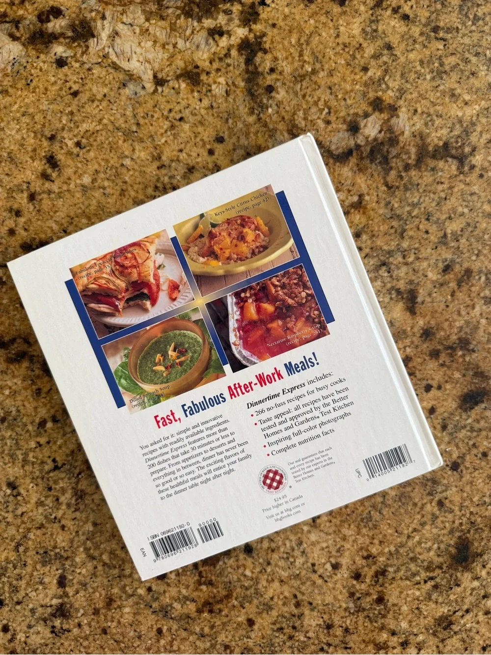 Dinner Time Express hardcover recipe book